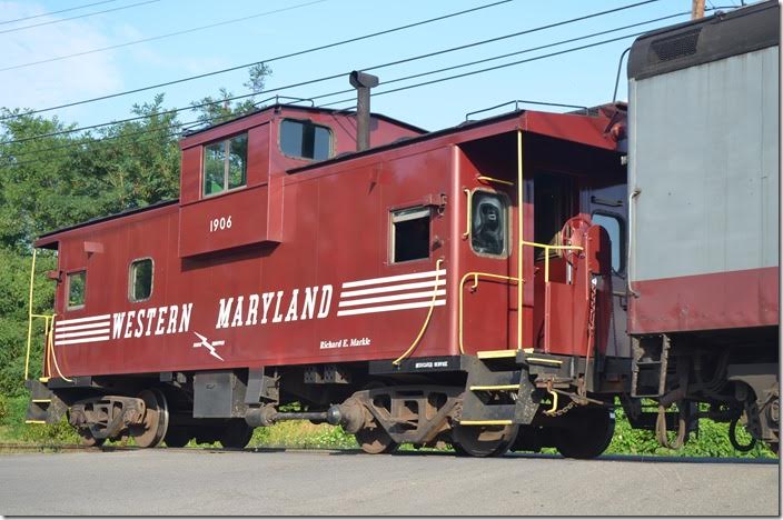 As you can see steam will not be running on the WMSR nor will the track to Frostburg be repaired until next year. WMSR cab 1906. Ridgeley WV.